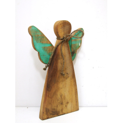 Anioł ze starego drewna 42cm XL